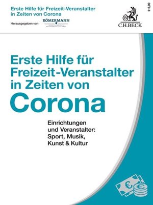 cover image of Erste Hilfe für Freizeit-Veranstalter in Zeiten von Corona